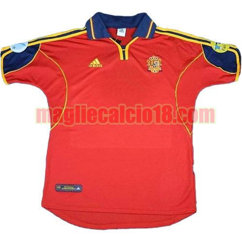 maglia spagna 2000 prima divisa manica corta