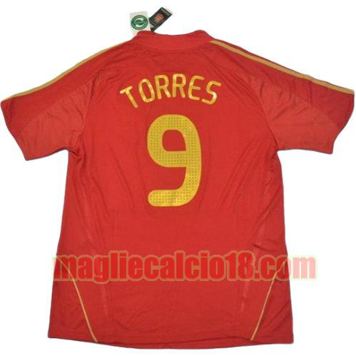 maglia spagna 2008 prima divisa torres 9