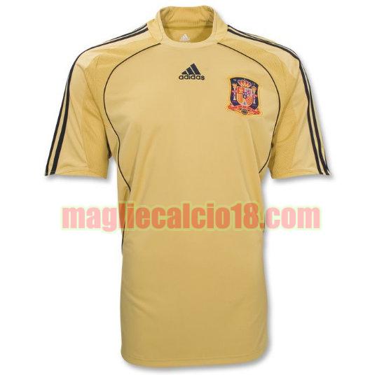 maglia spagna 2008 seconda giallo