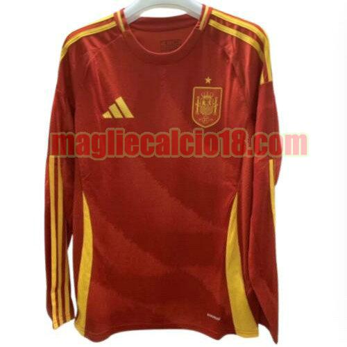 maglia spagna 2024 manica lunga prima