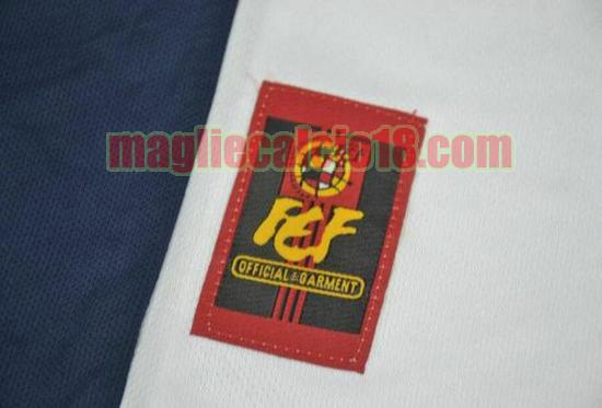 maglia spagna coppa del mondo 1998 seconda divisa manica corta