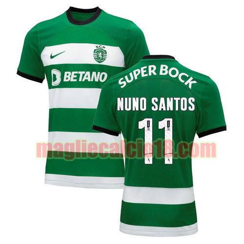 maglia sporting cp 2023-2024 nuno 11 santos prima