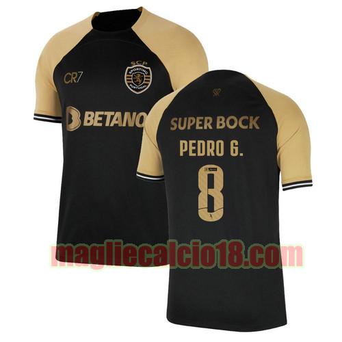 maglia sporting gijon 2023-2024 pedro g 8 terza