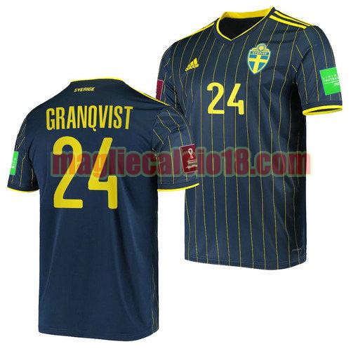 maglia svezia 2022 seconda andreas granqvist 24