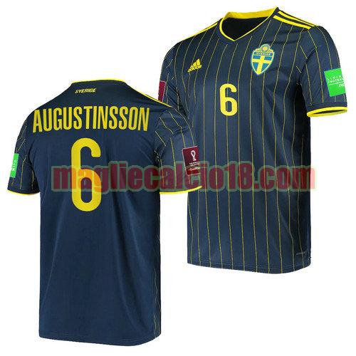 maglia svezia 2022 seconda ludwig augustinsson 6