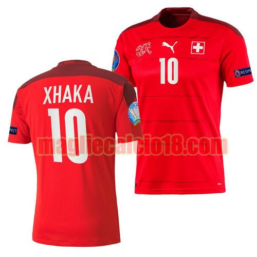 maglia svizzera 2021-2022 prima granit xhaka 10