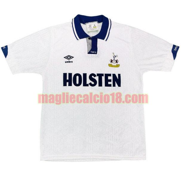 maglia tottenham hotspur 1991-1993 prima bianca