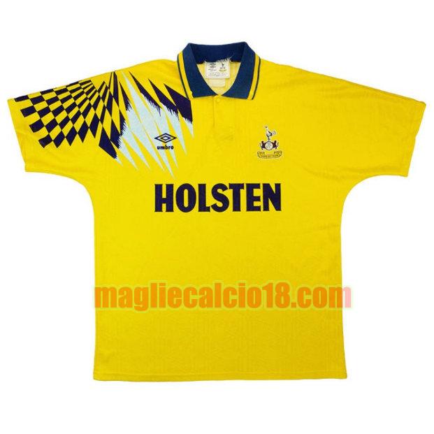 maglia tottenham hotspur 1991-1994 seconda giallo