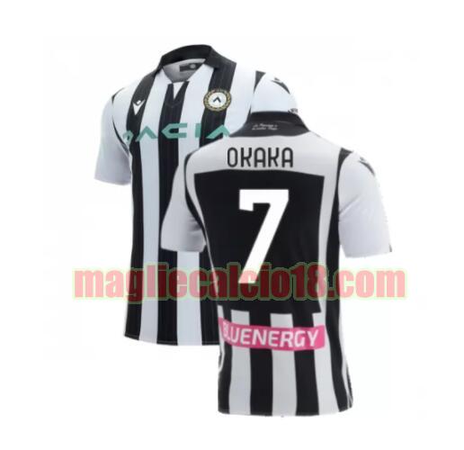 maglia udinese calcio 2021-2022 prima okaka 7