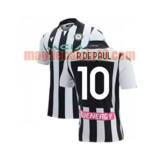 maglia udinese calcio 2021-2022 prima r de paul 10