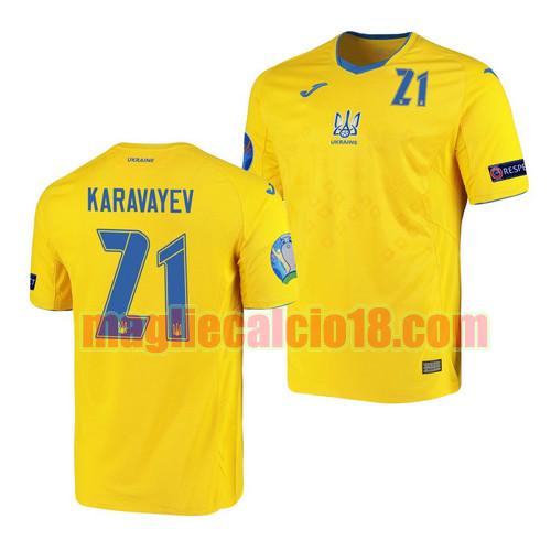 maglia ukraine 2021 prima oleksandr karavayev 21