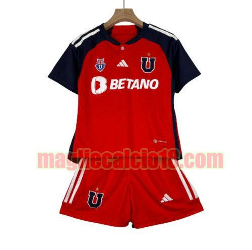 maglia universidad de chile 2023-2024 bambino seconda