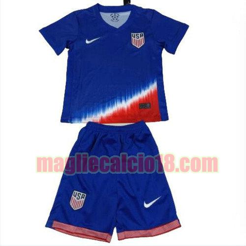 maglia usa 2024 bambino seconda