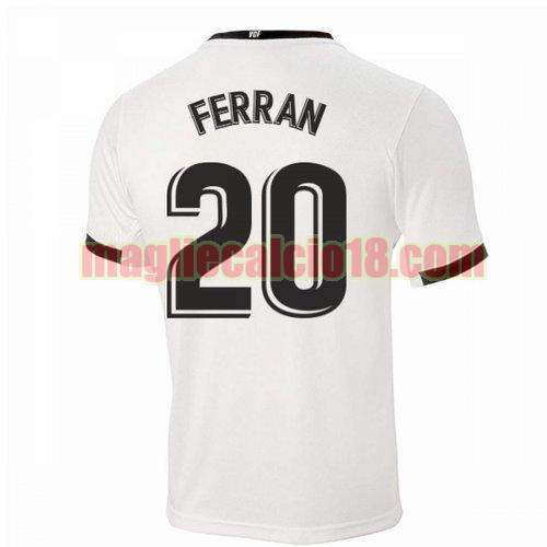 maglia valencia cf 2020-2021 prima ferran 20