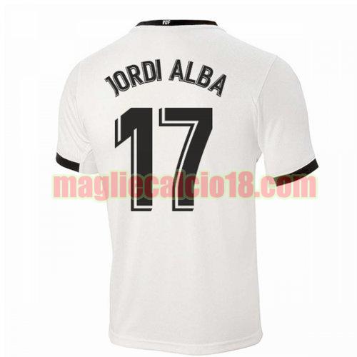 maglia valencia cf 2020-2021 prima jordi alba 17