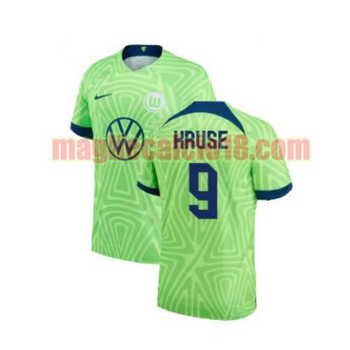 maglia vfl wolfsburg 2022-2023 prima kruse 9