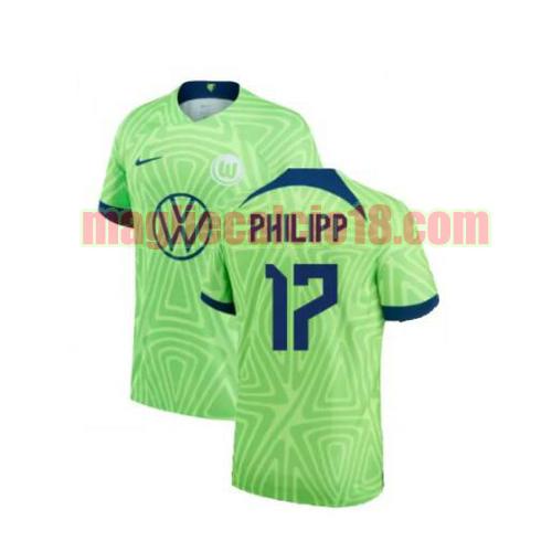 maglia vfl wolfsburg 2022-2023 prima philipp 17