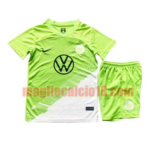 maglia vfl wolfsburg 2023-2024 bambino prima