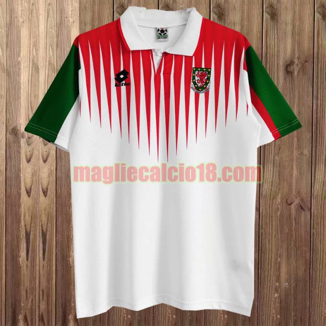 maglia wales 1996 seconda bianca