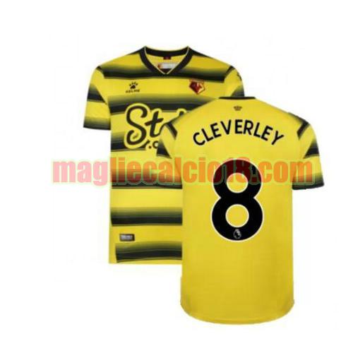 maglia watford 2021-2022 prima cleverley 8