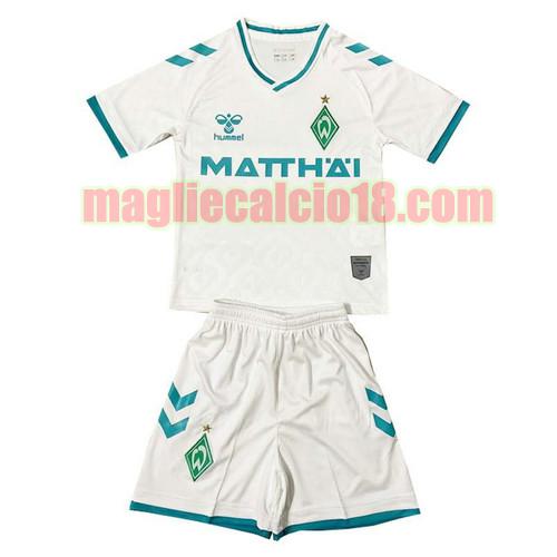 maglia werder brema 2023-2024 bambino seconda