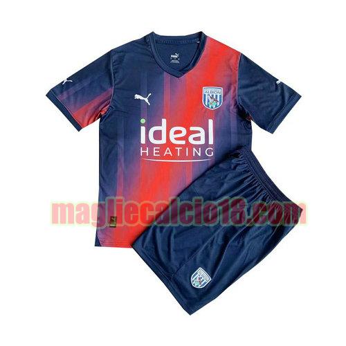 maglia west brom 2023-2024 bambino terza