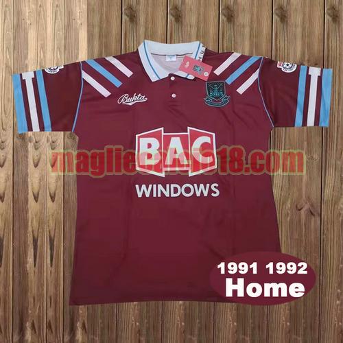 maglia west ham 1991-1992 prima