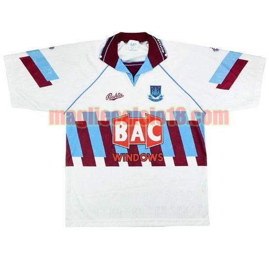 maglia west ham 1991-1992 terza bianca