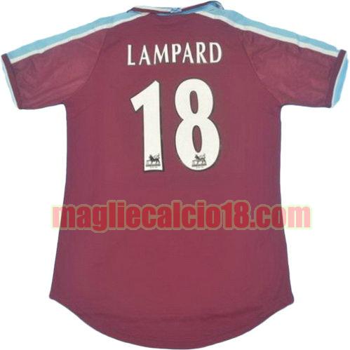 maglia west ham 1999-2001 prima divisa lampard 18