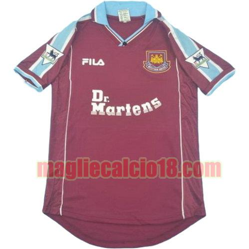 maglia west ham pl 1999-2001 prima divisa manica corta