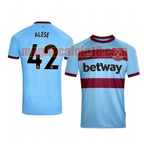 maglia west ham united 2020-2021 seconda ajibola alese 42