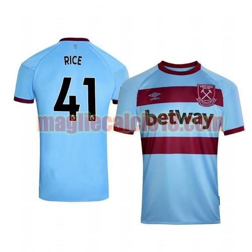 maglia west ham united 2020-2021 seconda declan rice 41