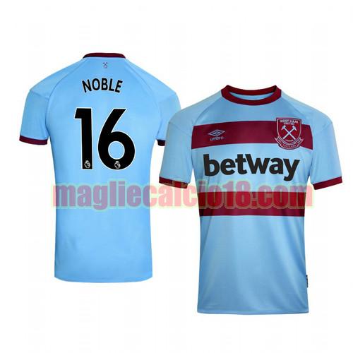 maglia west ham united 2020-2021 seconda mark noble 16