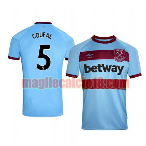 maglia west ham united 2020-2021 seconda vladimir coufal 5
