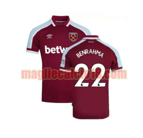 maglia west ham united 2021-2022 prima benrahma 22