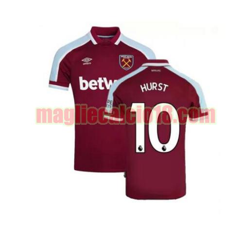 maglia west ham united 2021-2022 prima hurst 10