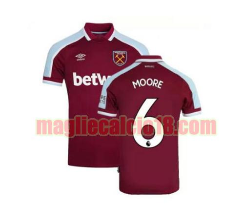 maglia west ham united 2021-2022 prima moore 6