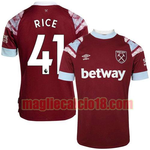 maglia west ham united 2022-2023 poco prezzorice 41 prima