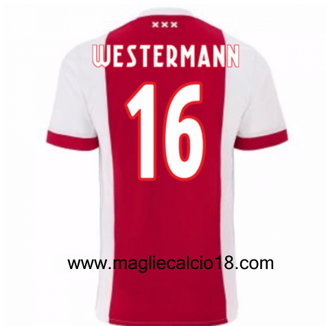 prima divisa maglia afc ajax westermann 2018-2018