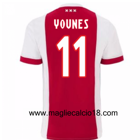 prima divisa maglia afc ajax younes 2018-2018