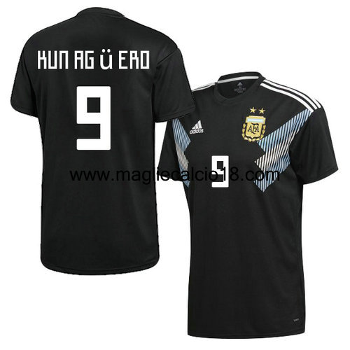 maglie Argentina Kun Agüero seconda divisa 2018-2018