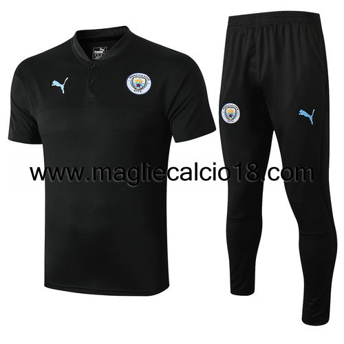 maglie calcio 2020 Manchester City polo nero