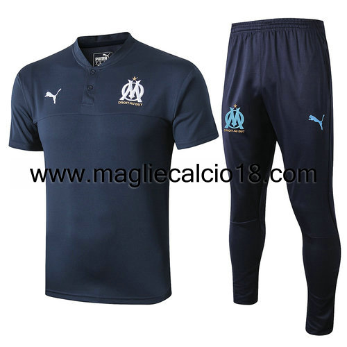 maglie calcio 2020 Olympique Marsiglia polo Blu reale