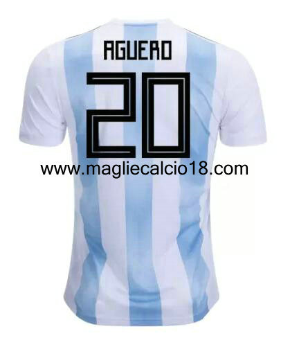 maglie Argentina Aguero prima divisa 2018-2018