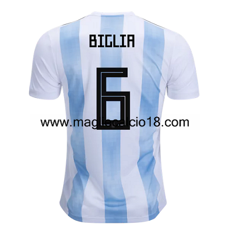 maglie Argentina Biglia prima divisa 2018-2018
