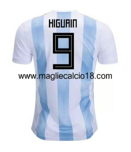 maglie Argentina Higuain prima divisa 2018-2018