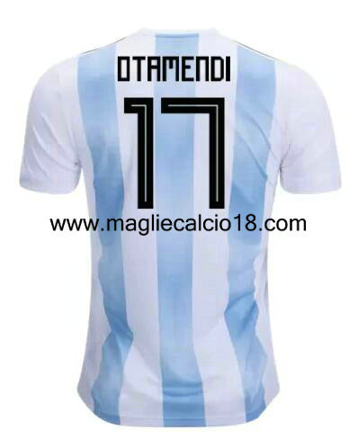 maglie Argentina Otamendi prima divisa 2018-2018