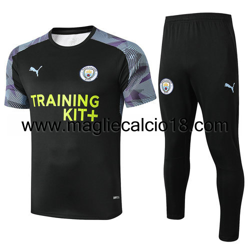 maglie calcio a poco prezzo 2020 Manchester City polo nero