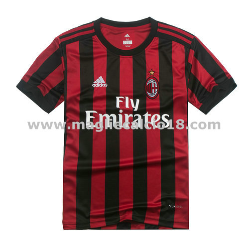 prima divisa maglia ac milan 2017-2018
