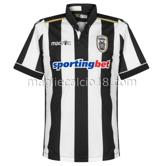 prima divisa maglia ac paok 2016-2017